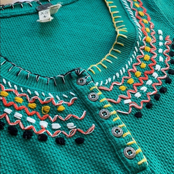 We the Free top - Money Maker Emerald Thermal Top - Picture 5 of 7